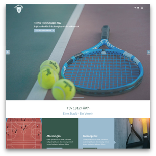 Website-Template für Sportvereine