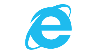 Logo des Internet-Explorers Version 10/11